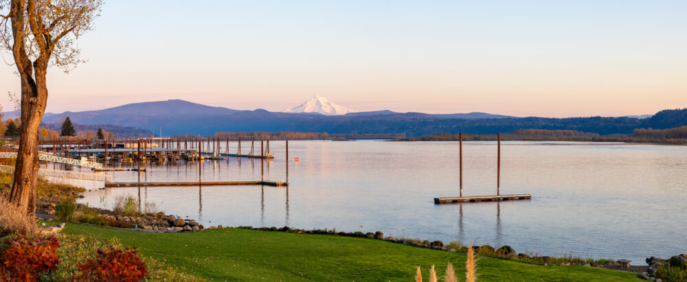 Columbia River In Camas